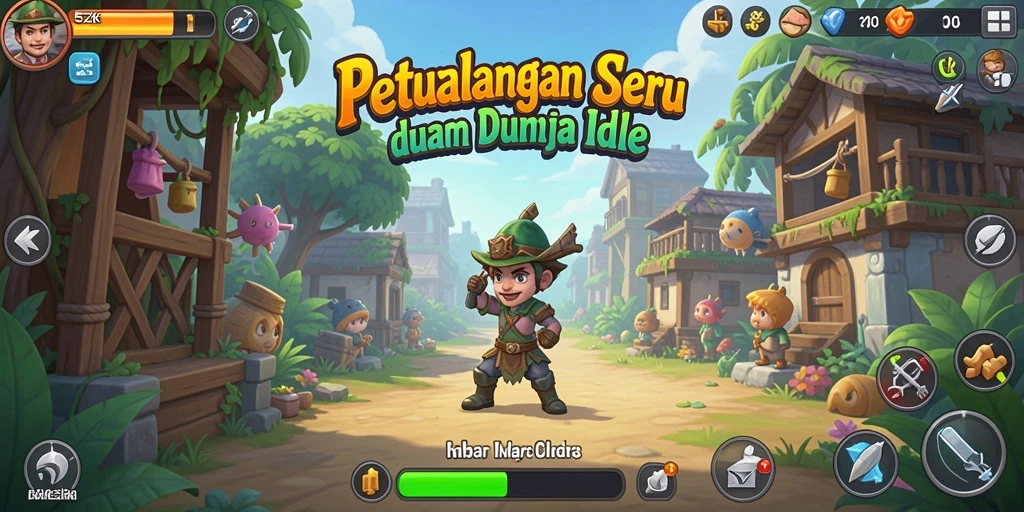 Menggambarkan serunya gameplay dalam 5ZK, di mana karakter beraksi.