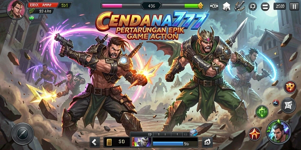 Tampilan gameplay seru dari CENDANA777 yang penuh aksi.