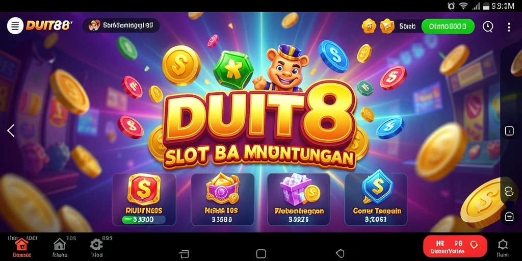 Tampilan gameplay DUIT8 yang menarik dan penuh warna.