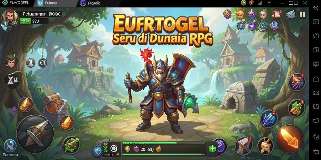 Screenshot gameplay EUROTOGEL yang menunjukkan aksi petualangan seru.