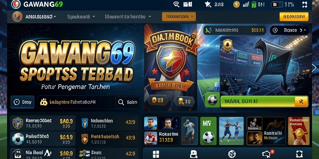 Screenshot GAWANG69 menampilkan tampilan taruhan olahraga yang menarik.