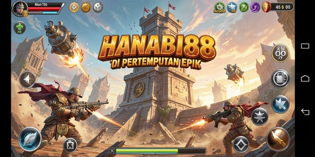 Tampilan menawan dari gameplay Tower Defense yang mendebarkan.