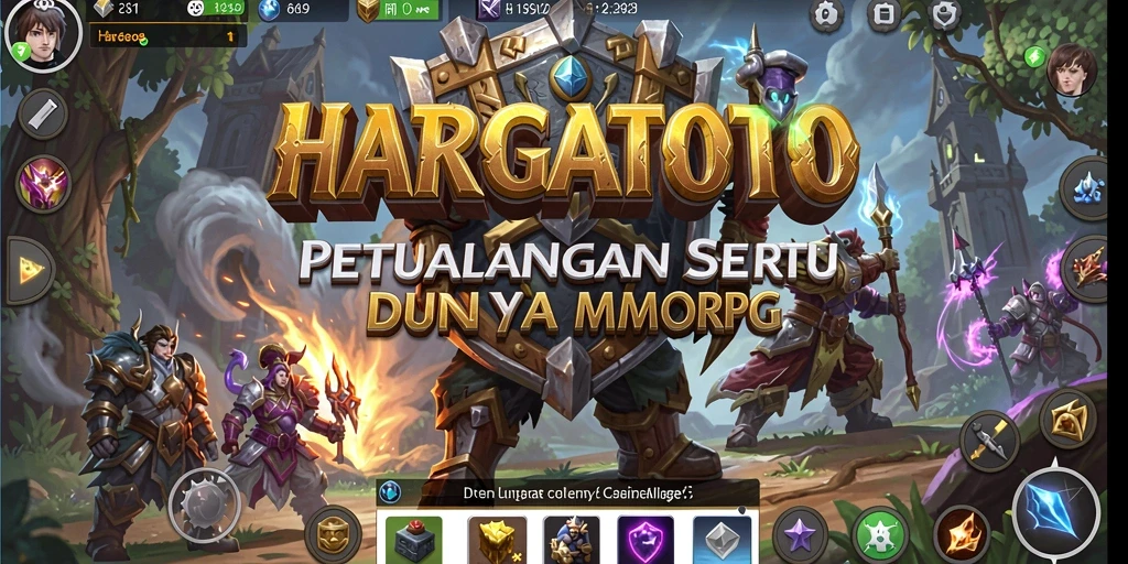 Gameplay HARGATOTO yang seru dan menantang dalam dunia MMORPG.