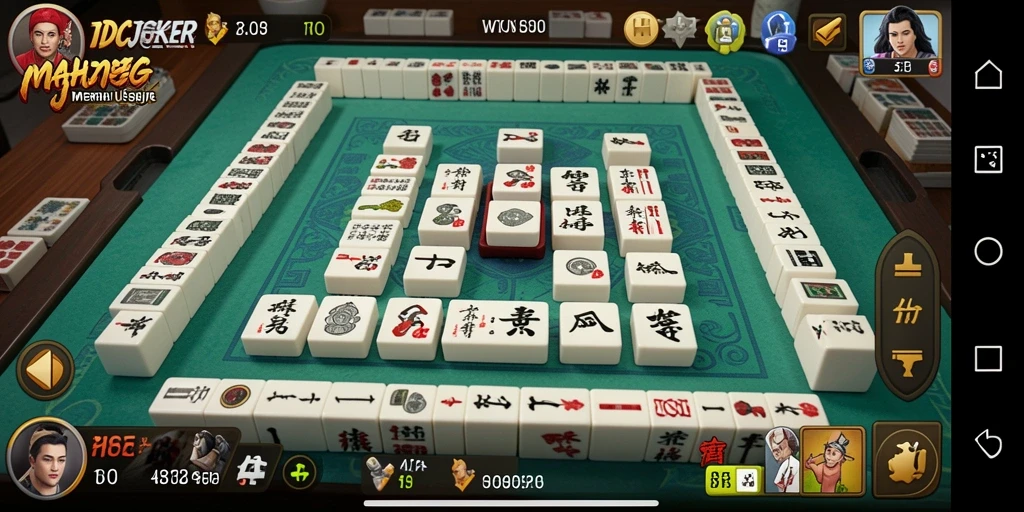 Screenshot IDCJOKER menampilkan gameplay Mahjong yang seru dan menantang.