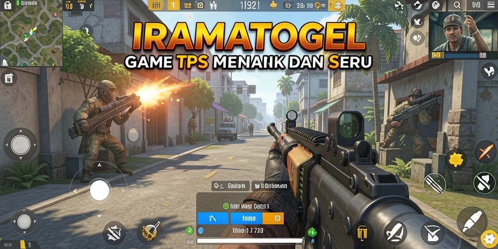 Gameplay seru dari IRAMATOGEL dalam mode TPS.