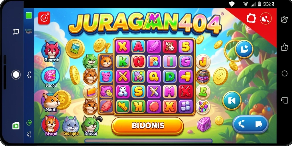 Tampilan menarik dari gameplay Bingo di JURAGAN404.