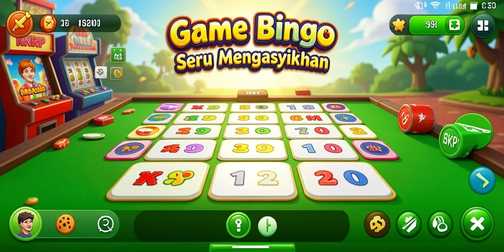 Tampilan gameplay Bingo yang seru dan interaktif di KKRP.