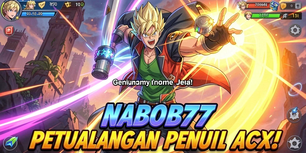 Tampilan gameplay NABOB77 dengan karakter Anime yang menarik.