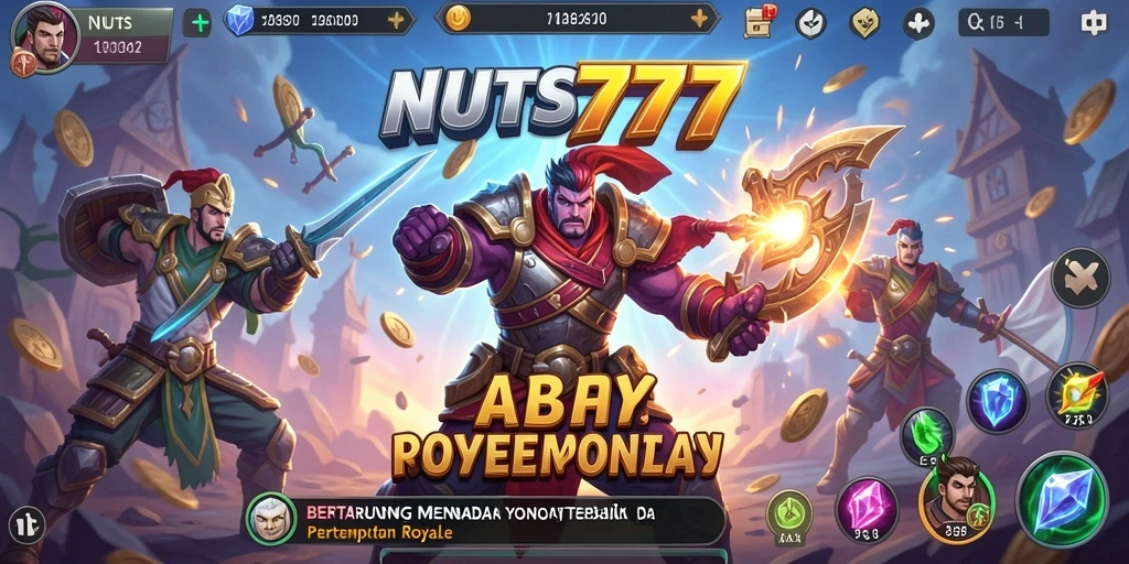 Gameplay seru NUTS777 dengan aksi Battle Royale yang mendebarkan.