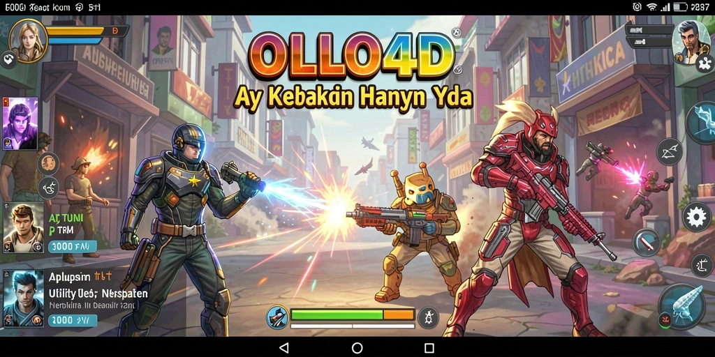Tampilan antarmuka OLLO4D yang intuitif dan menarik.