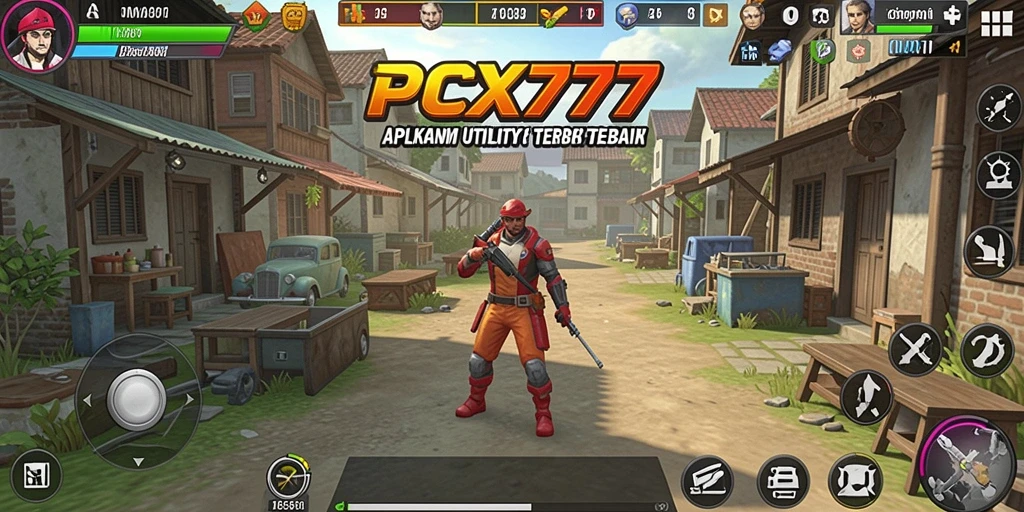 Tampilan utama PCX777 menampilkan antarmuka yang intuitif dan berbagai fitur utility.
