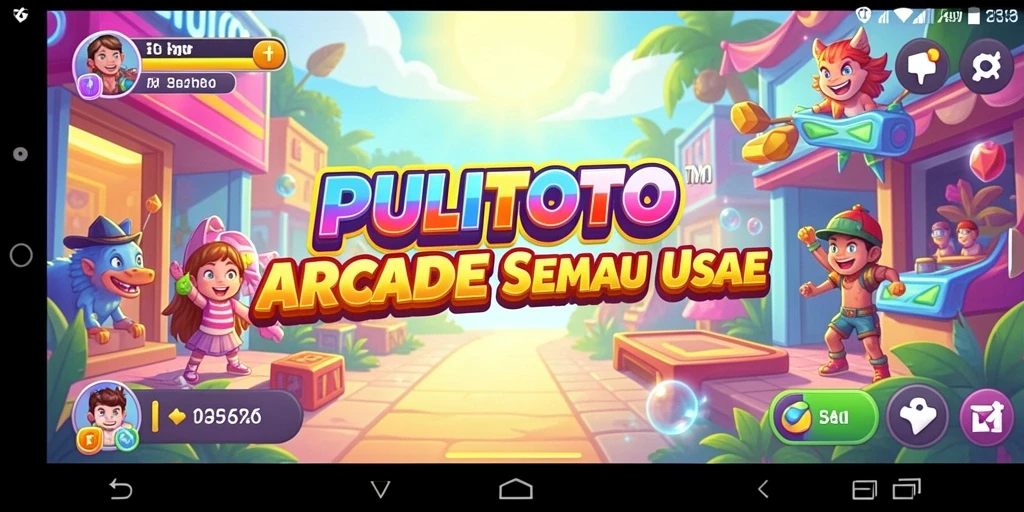 Tampilan gameplay seru dari PULITOTO yang menantang.