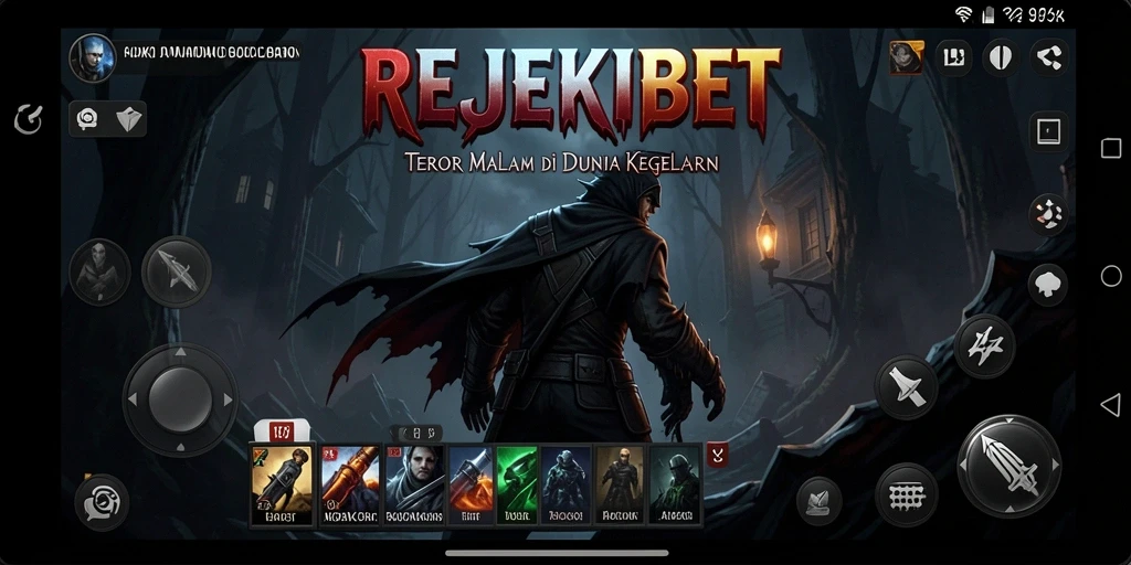 Tampilan gameplay yang mencekam dan menegangkan di REJEKIBET.