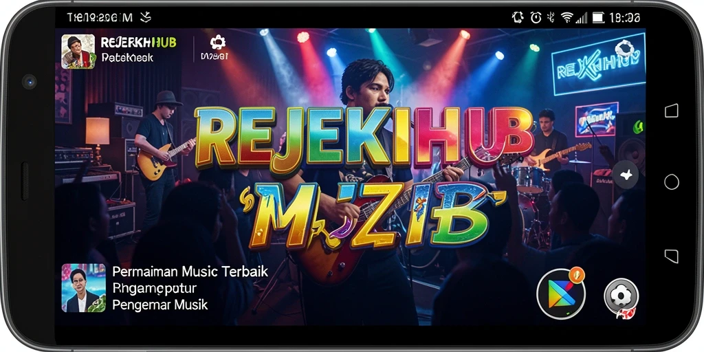 Tampilan screenshot <strong>REJEKIHUB</strong> menampilkan permainan musik yang seru dan interaktif.