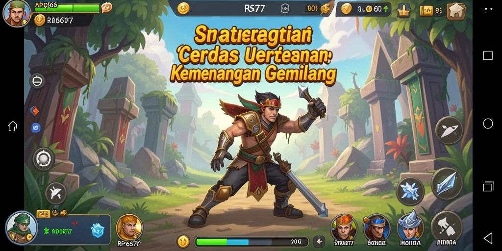 Gameplay mendebarkan dalam RP6677 dengan strategi yang dinamis.