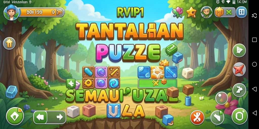 Tampilan gameplay RVIP1 yang menantang dan menyenangkan.