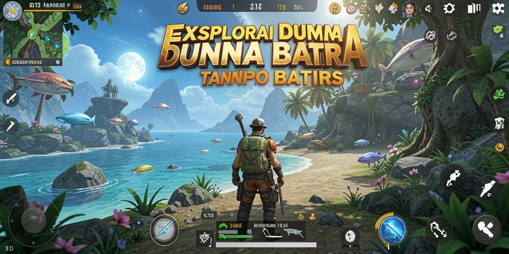Tangkapan layar gameplay S13 menampilkan petualangan di dunia Open World yang luas.