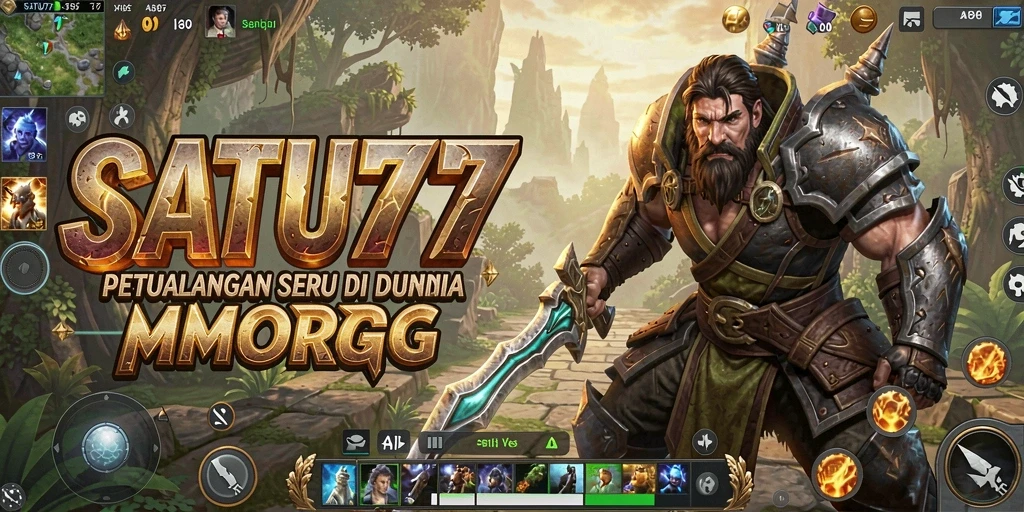 Tampilan gameplay SATU77 yang mendebarkan dalam petualangan MMORPG.