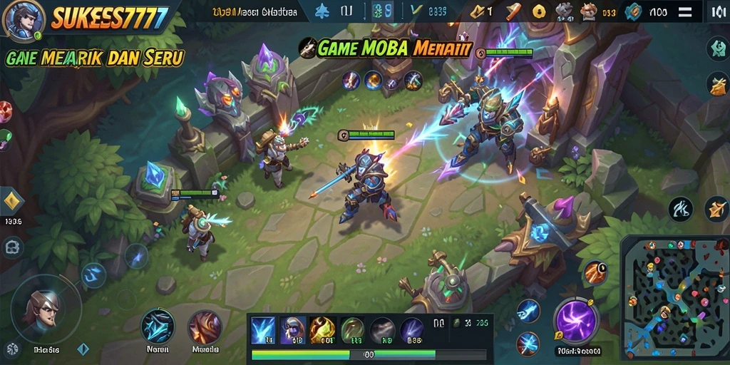 Tampilan gameplay yang menarik dan seru di SUKSES777.