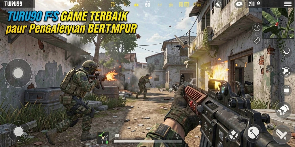 Gameplay intens dengan pertempuran seru di TURU99.