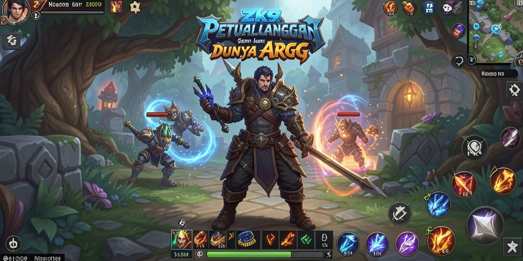 Gameplay ZK9 yang menegangkan di dunia ARPG.