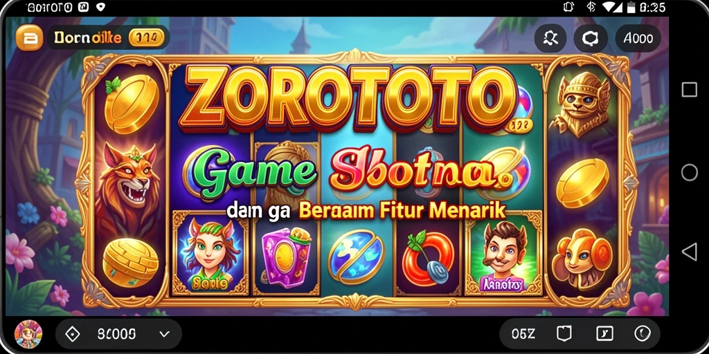 Tampilan screenshot ZOROTOTO yang menampilkan gameplay Slot yang seru.